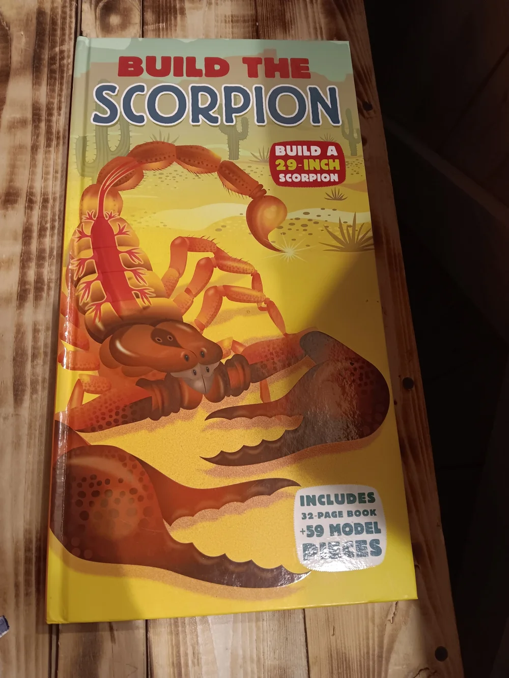 Build-A-Scorpion 29-Inch Orange Reptile Model